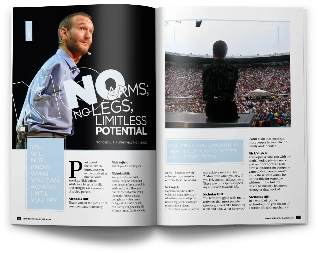 Professional Leader Magazine About Features