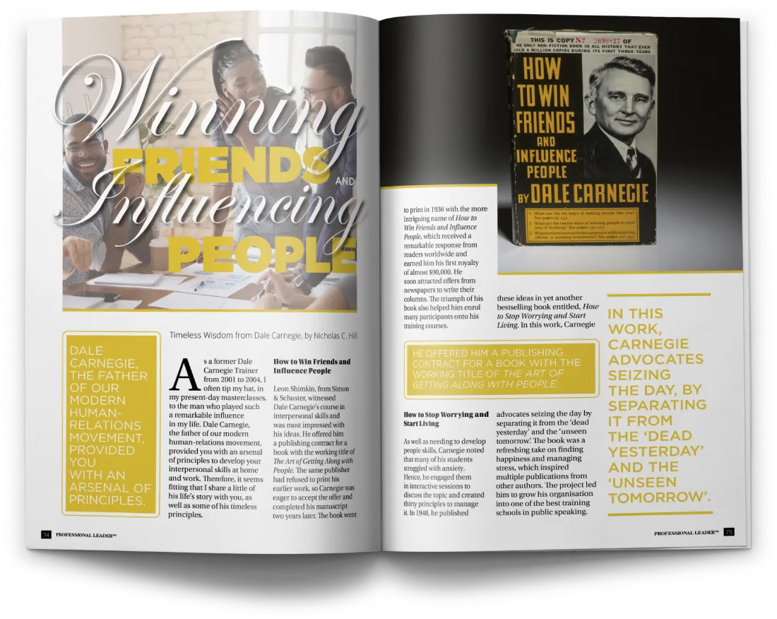 Professional Leader Magazine About Founding Story