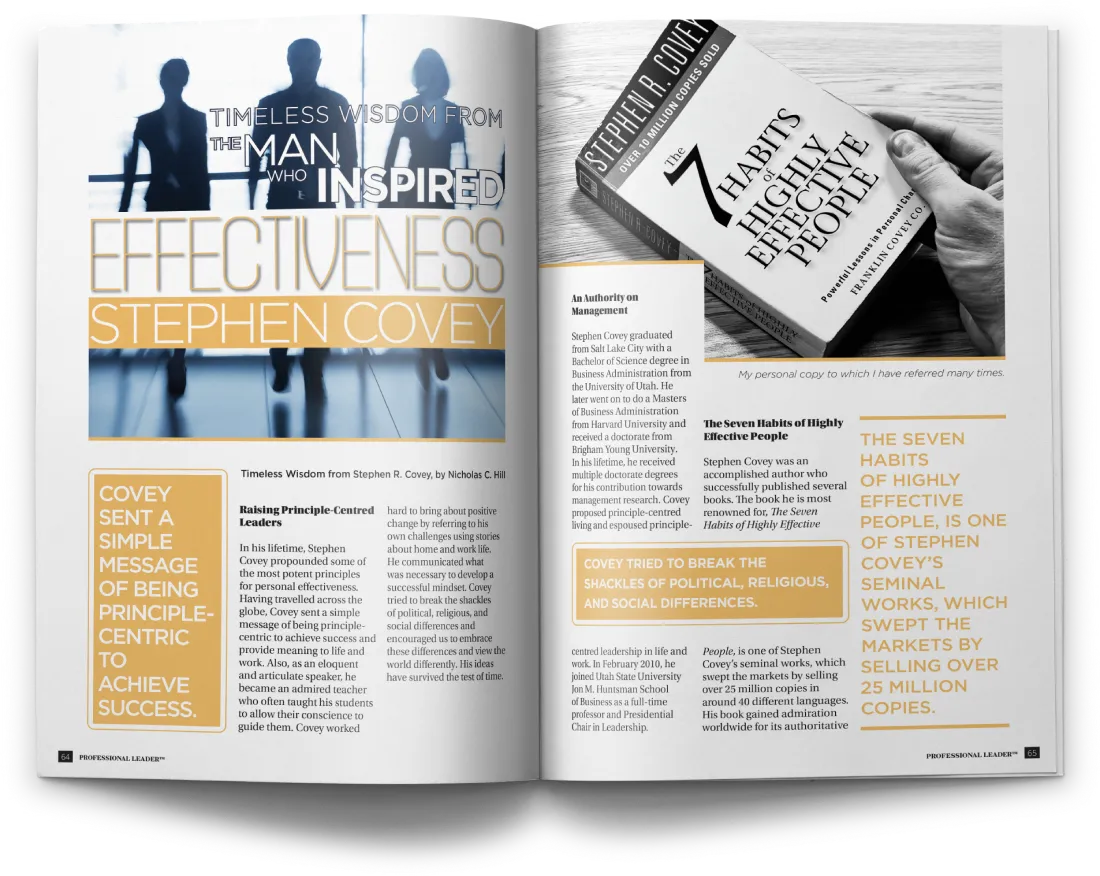 Professional Leader Magazine About Legal Information