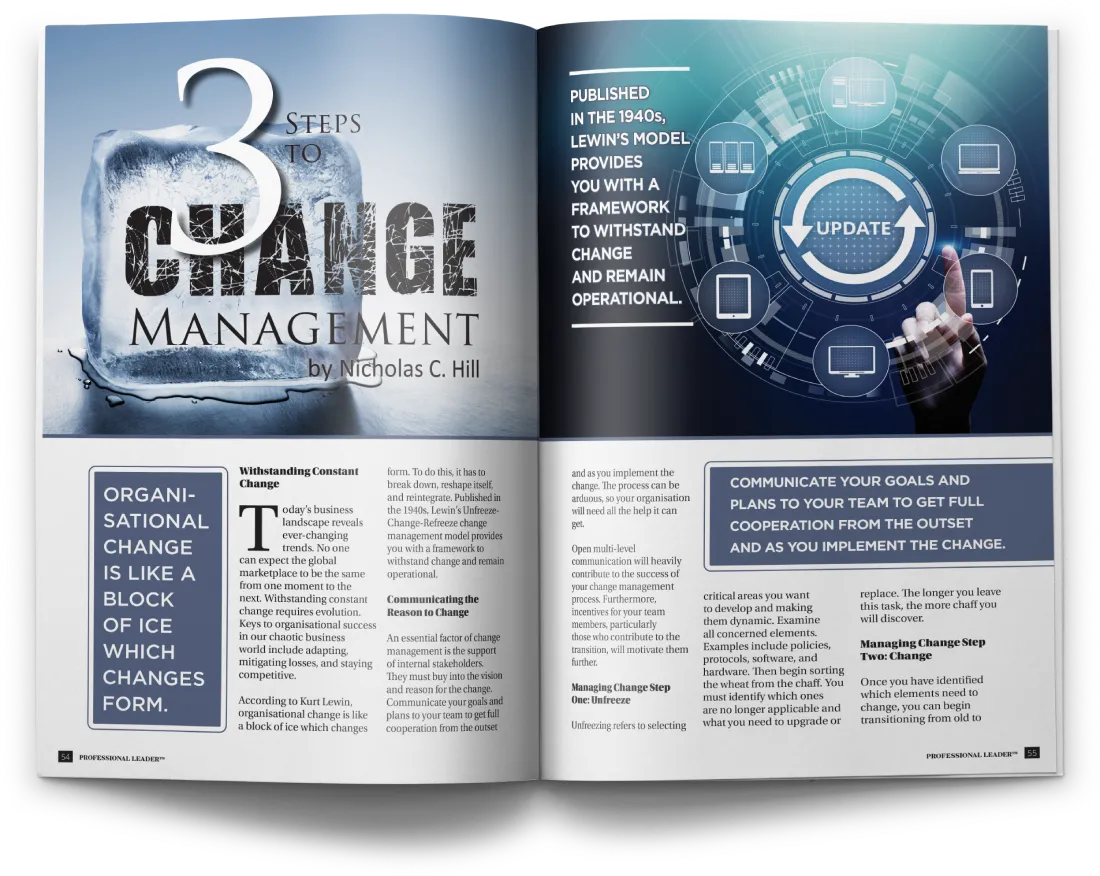 Professional Leader Magazine About Vision