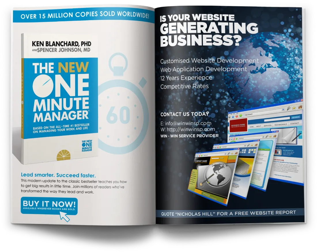Professional Leader Magazine Advertisers Multiple Ad Placements