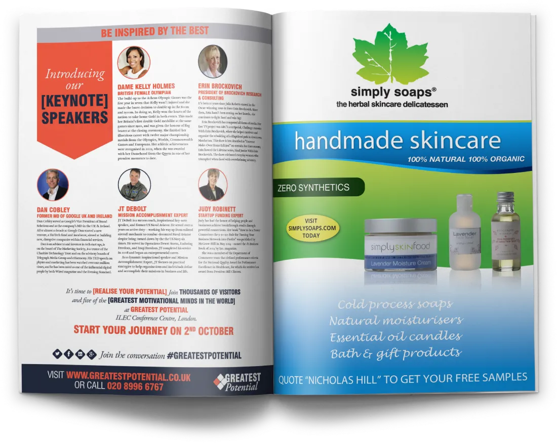 Professional Leader Magazine Advertising Environment