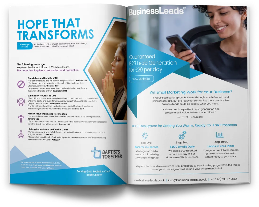 Professional Leader Magazine Advertising Global Distribution