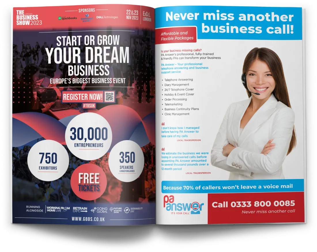 Professional Leader Magazine Advertising Guaranteed Click-Throughs