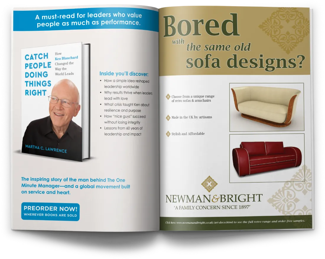 Professional Leader Magazine Advertising Mechanical Data