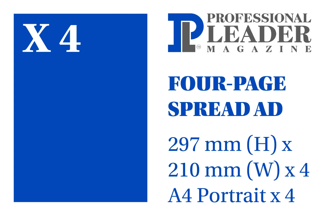Professional Leader Magazine Four-Page Ad Data