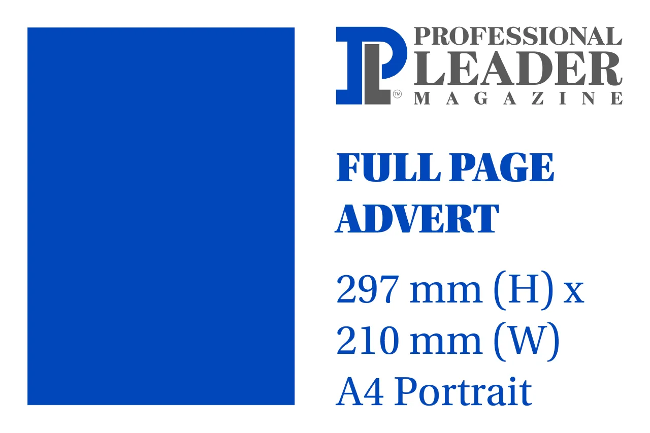 Professional Leader Magazine Full Page Data