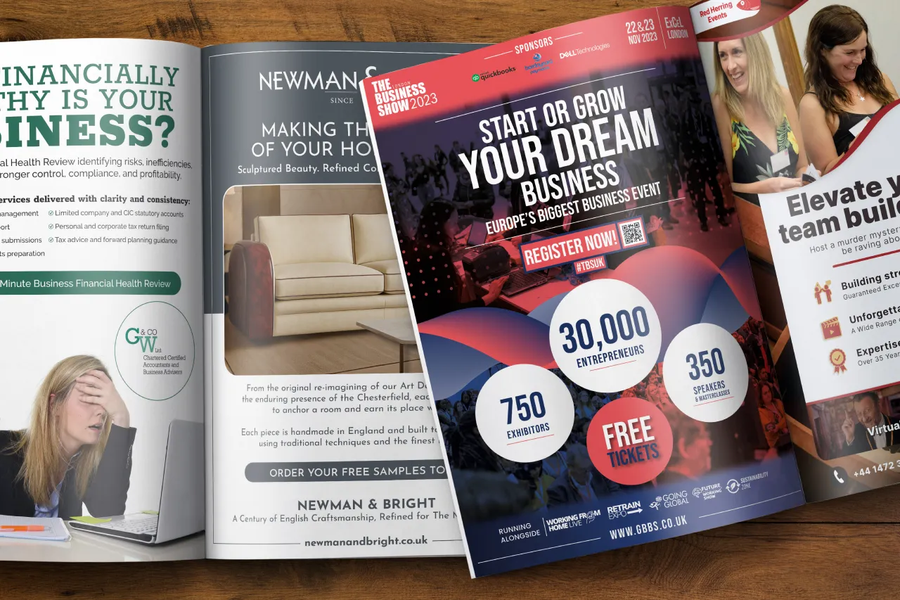 Professional Leader Magazine Graphic Ads and Text Ads