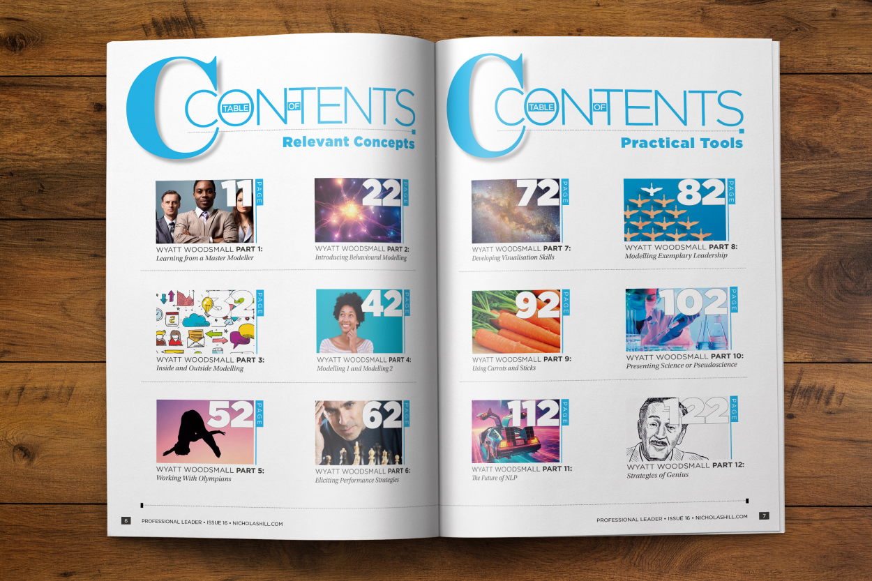 Professional Leader Magazine How Each Issue Is Structured