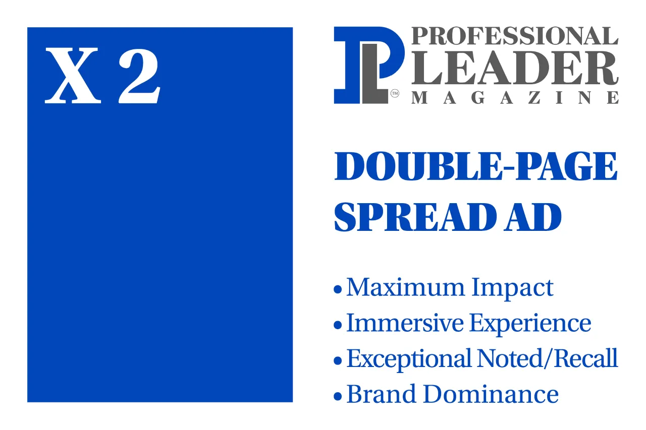 Professional Leader Magazine Rate Card Two Page Ad