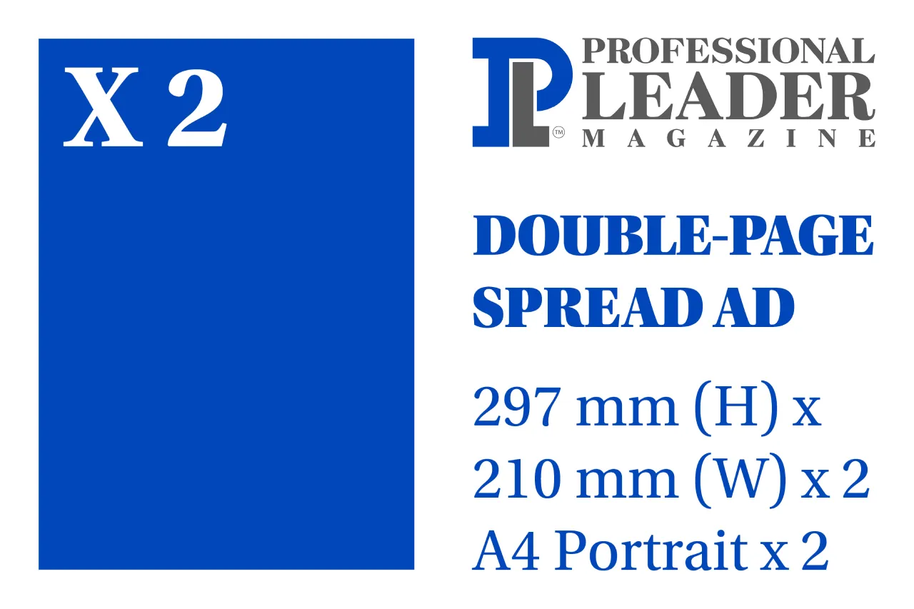Professional Leader Magazine Two-Page Ad Data