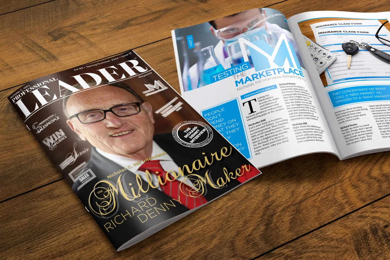 Professional Leader Magazine Visually Rich and Long-Form