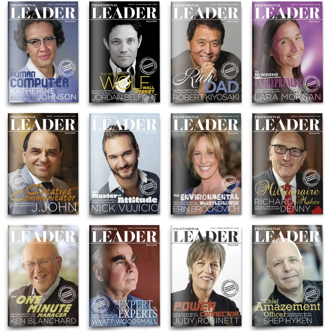 Professional Leader Magazine Back Catalogue Summary